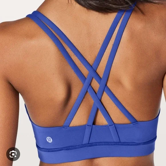 Lululemon Energy Bra Moroccan Blue - Picture 1 of 6